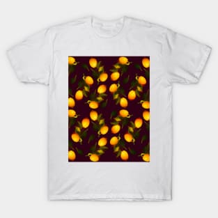 Seamless watercolour lemon pattern T-Shirt